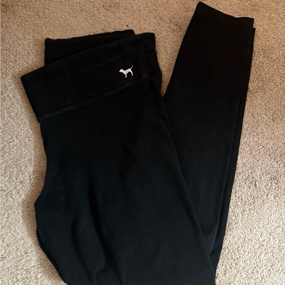 PINK Victoria's Secret Black Yoga Leggings